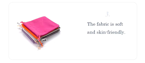 Double Drawstring Velvet Jewelry Bags